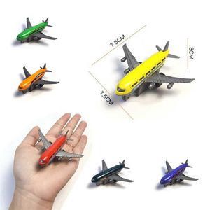 Modle de aeronave 1 pieza de juguete para helicóptero para niños hecha de aleación de aleación de aleación decorada con un modelo de avión de pasajeros para un niño A