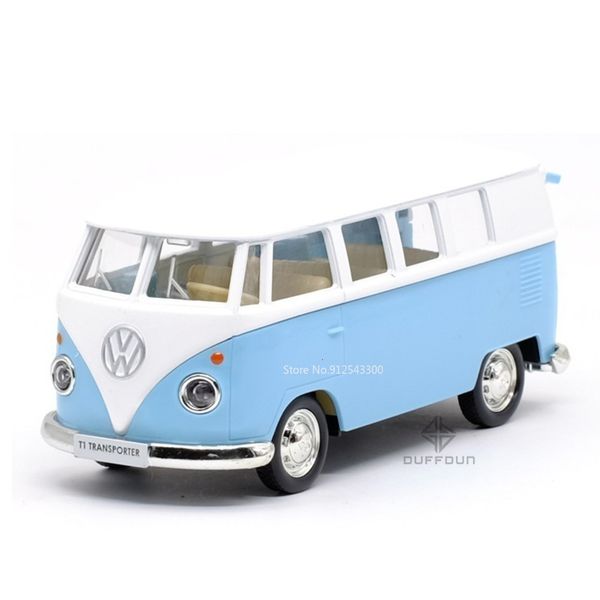 Modèle d'avion 136 Diecasts Voiture miniature T1 Bus Toy Alliage Diecasts Scale Metal Collection Modèles de voitures Véhicules Kids Toy Car 230818