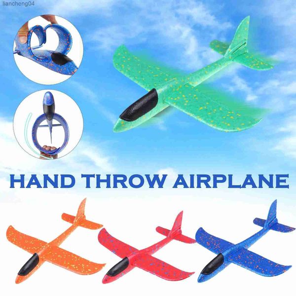 Modèle d'avion 1pc 38CM petits kits d'avion en mousse EPP jouet volant avion lancé à la main jeu de plein air modèle d'avion résistant aux chocs pour les enfants
