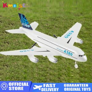 Modle de aeronave 2023 EST A380 RC Avión 3Ch 24 g EPP Máquina remota Máquina remota Aínea fija RTF Modelo Kid Toy Outdoor Toy for Boys 230815