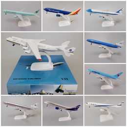 Modèle d'avion 20cm Alliage Union soviétique Air ANTONOV 225 Airlines An-225 Mriya WORLD BIGGEST CARGO Modèle d'avion Avion USA KLM Diecast Aircraft 230711