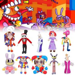 Aircraft modle 24pcs 43cm Amazing Digital Circus Toys Jouets Anime Mignon Cartoon Clown Soft Fill Dolls Fun Birthday et Christmas Gifts S2