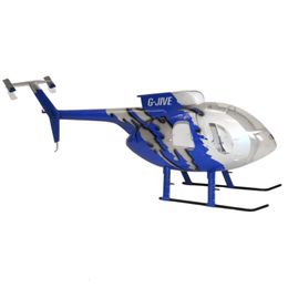 Modèle d'avion 470 taille MD500E RC hélicoptère échelle Fuselage coque en Fiber de verre avec couvercle de nez pointu 230703