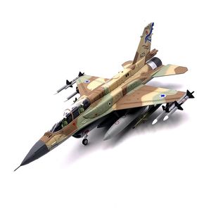 Modèle d'avion 6 modèle d'avion jouet 1 72 échelle israël F 16I Sufa Fighter modèle moulé sous pression en alliage jouet statique pour Collection 230710