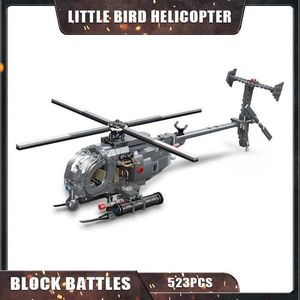 Aircraft Modle 61043 523PCS BLOCAL BLOCK HELICOPTER MODEL BLACKS / Military Bird Helicopter ABS Plastic Block Set / Boys Gift Toys S2452089