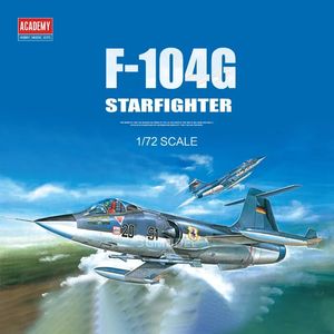 Aircraft Model ACADEMY 12443 Modèle d'avion 1/72 US F-104G pour Starfighter Fighter Modèle de construction en plastique Jouet pour militaire Hobby Collection DIY 231017