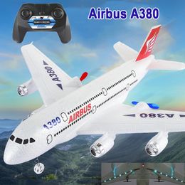 Modèle d'avion Airbus A380 RC avion Boeing 747 avion télécommande 2 4G modèle à voilure fixe jouets pour enfants garçons 230503
