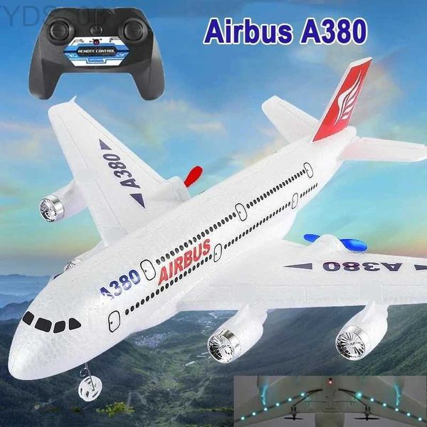 Modèle d'avion Airbus A380 RC Avion Boeing 747 RC Avion Télécommandé 2.4G Modèle d'avion à voilure fixe Jouets d'avion RC pour enfants garçons YQ240401