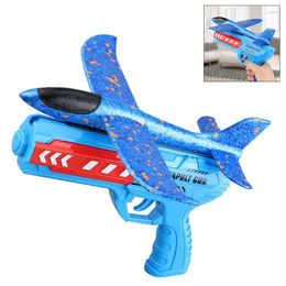 Aircraft Modle Aircraft Location Toys Outdoor Aircraft Flying Toys Anti Slip Throwing Foam Aircraft sans lumières Gift d'anniversaire S245