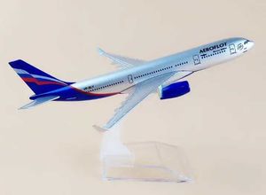 Aircraft modle alliage metal airliflot russian Airlines Airbus A330 Airways Model Airplane with Stand Airplane Childrens Toy Gift S2452355