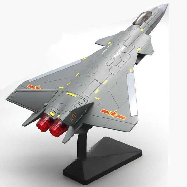Aircraft modle alliage simulation J20 Fighter Collection Modèle Alloy Pull Airplane Toy Car Diecasts Airplane Toy Car Livraison S2452204