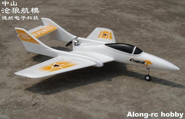Aeronave modle calvo águila voladora gat x75 kit de carreras de aviones de alta velocidad ala voladora o kit PNP con tren de aterrizaje 230717