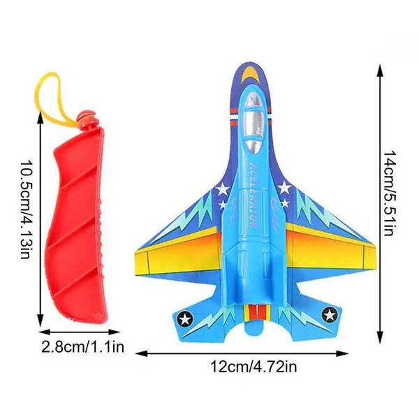 Aircraft modle Childrens Toy Airplane 4-7 ans Bounce Glider Airplane Model Airplane Birthday Party aime Backyard Flying Toys Sports Outdoor S5452138