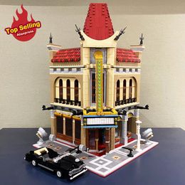 Modèle d'avion, idées de cinéma classiques, modèle Street View Moc Architecture compatible 10232, blocs de construction, jouets pour enfants, 2196 pièces, 230907