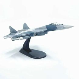 Aircraft Modle Die Cast Metal Alloy 1/100 Schaal Russische SU-57 SU57 Fighter Plane Replica SU-57 Aircraft Model Toy Collection S2452089