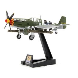 Modèle d'avion moulé sous pression 1/72 échelle US P-51B Mustang Fighter P51 modèle série Souvenir affichage jouets décoratifs 230717