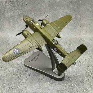 Modèle d'avion moulé sous pression en métal B25 modèle d'avion jouet 1/144 échelle USAF B-25 bombardier avion de chasse modèle d'avion jouet pour les collections YQ240401
