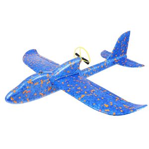 Vliegtuigen Modle Diy Airplane Flying Toy Hand gegooid Airplane Model USB Laad Motor aangedreven Glider Airplane Toy Educational Toy S2452022 S24