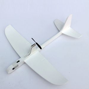 Avión modelo DIY juguete educativo mano lanzar planeador regalo avión modelo condensador eléctrico RC para niños espuma 230522