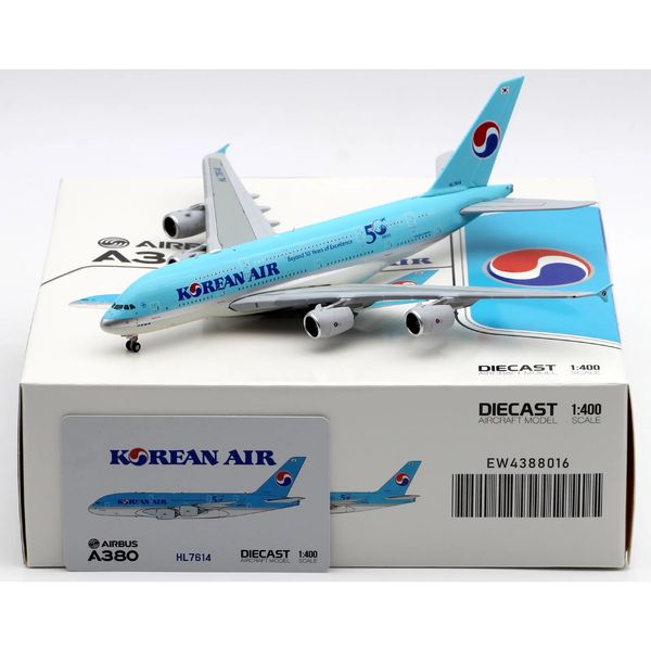 Modelo de avión EW4388016 Alas de regalo de avión coleccionable de aleación 1 400 Korean Air 