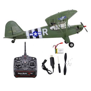 Modèle d'avion FX9703 Kubingke 1 16 World War 2 Télécommande Modèle J3 Brushless Quatre voies Six axes 3D Jouet à voilure fixe 230731