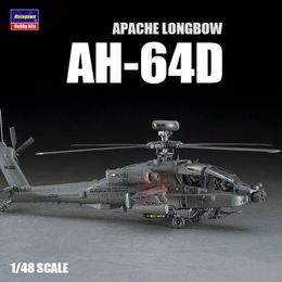 Modèle d'avion Hasegawa 07223 Modèle d'avion 1/48 Modèle d'avion AH-64D pour modèle d'hélicoptère Apache Longbow Collection de loisirs pour adultes DIY 231017