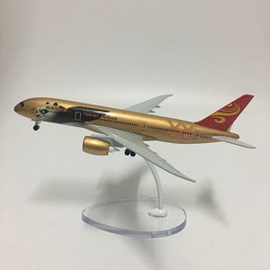 Vliegtuigen Modle Jason Tutu Plane Model 16 cm China Hainan Airlines Boeing B787 Airplane Model Aircraft Model 1 400 Diecast metalen vliegtuigen speelgoed 230508