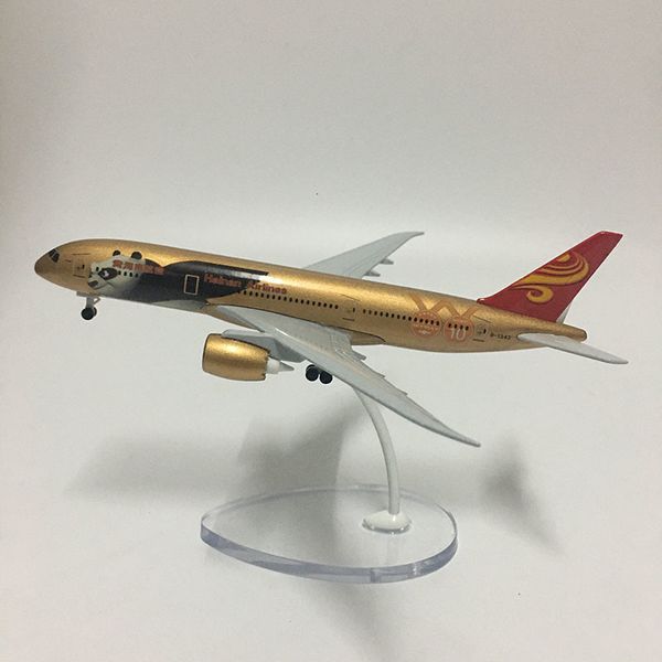 Modèle d'avion JASON TUTU Modèle d'avion 16cm Chine Hainan Airlines Boeing B787 Modèle d'avion Modèle d'avion 1 400 Avions en métal moulé sous pression jouet 230426