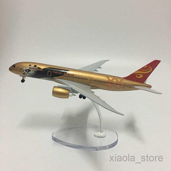 Modèle d'avion JASON TUTU Modèle d'avion 16cm Chine Hainan Airlines Boeing B787 Modèle d'avion Modèle d'avion 1 400 Avions en métal moulé sous pression jouet