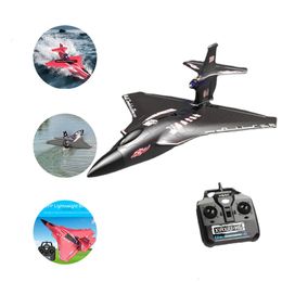 Vliegtuigen Modle Landwater en lucht H650 Vaste vleugelschuim waterdichte borstelloze motor afstandsbediening elektrisch model speelgoedcadeaus 230818