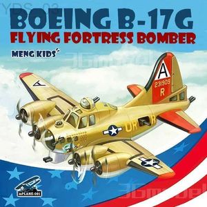 Modèle d'avion Meng KID-001 Boeing B-17G, bombardier de forteresse volante, assemblage en plastique, Kits de construction de maquettes, jouets de loisirs pour collection, bricolage, pas besoin de colle YQ240401