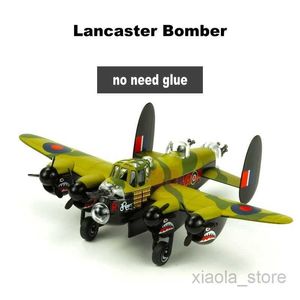 Vliegtuigen Modle MENG KID-002 Q Versie Plastic Model Kit UK Lancaster Bomber Airfighter Vliegtuig Building Model DIY Geen Lijm nodigHKD230701