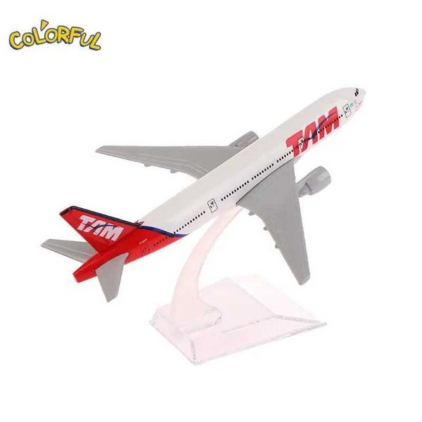 Aircraft Modle Metal Scale 1 400 Réplique d'avions Brésilien Plane Collectable Toys for Boys Tam Boeing 777 Aircraft Die Model Aviation S2452022