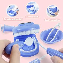 Aircraft Modle Montessori Educatief speelgoed voor leerartsen Early Childhood Learning Doctors Dental Role-Playing Kit Childrens Intelligent Pushing Teaching Aids S2452022