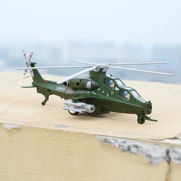 Aircraft modle nuevo 1 60 Modelo de helicóptero de aleación que simula el sonido y los juguetes de avión ligero juguetes para aviones de combate al por mayor S2452204
