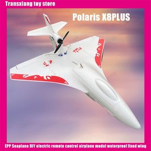 Modèle d'avion Polaris X8plus Epp hydravion bricolage modèle de télécommande électrique étanche aile fixe aile d'entraînement jouet cadeau t231021