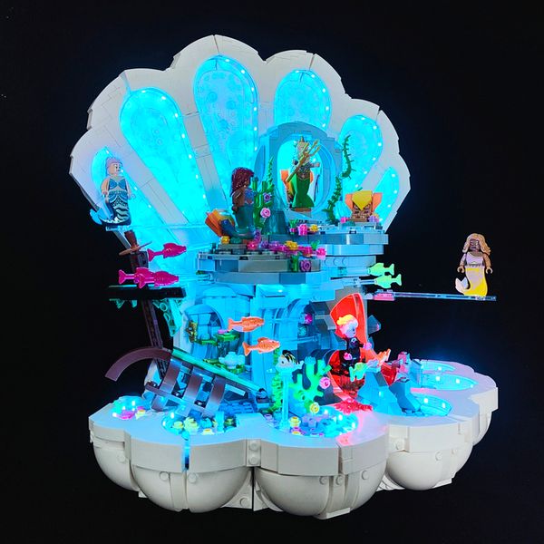 Modèle d'avion princesse sirène Royal à clapet sous-marin château de rêve blocs de construction jouet pour enfants filles cadeau d'anniversaire 43225 230907