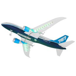 Modèle d'avion QF008-Boeing 787 RTF Échelle Cadeau Envergure Mini Aile Fixe Débutant Contrôle Facile Jouets 3CH Simulation DIY RC Avion Aeromodelling 230718