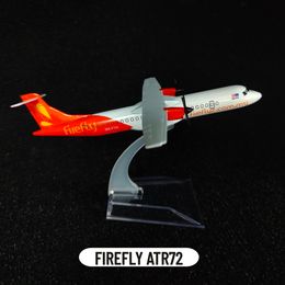 Modèle d'avion échelle 1 400 modèle d'avion en métal Miniature FIREFLY ATR72 avion aviation réplique moulé sous pression avion Collection enfants jouet pour garçon 230906