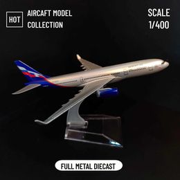 Modèle d'avion échelle 1 400 réplique en métal avion Euro Aeroflot Airlines Boeing Airbus modèle d'avion moulé sous pression miniature cadeau avion Collection YQ240401