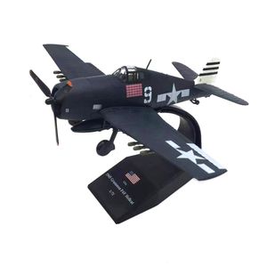 Modelo de avión a escala 172 modelo de combate US F6F Hellcat avión militar réplica aviación guerra mundial WW2 avión coleccionable juguetes para niños 230602