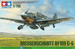 Vliegtuigmodel Tamiya 60790 1/72 Schaal Vliegtuigmodel Kit WWII Duitse Messerschmitt Bf109 G-6 231017