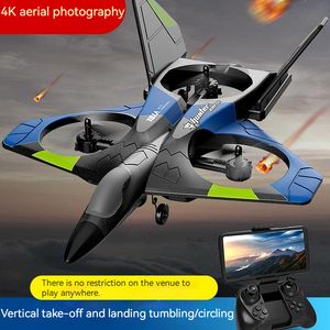 Aircraft Modle V27 Groot formaat RC Remote Control Airplane 24G Fighter Hobby Plane Glider Epp Foam Toy Drone Kids GIF 230815