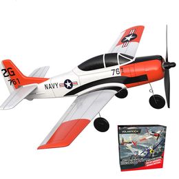 Vliegtuig Modle Volantex 761 9 2 4G 6 Axis Foam T28 RC Vliegtuig Glider EPP 4CH Warbird met Xpilot Stabilizer One key Aerobatic RTF 230719