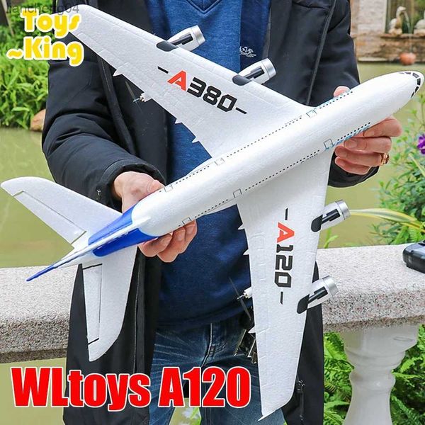 Modèle d'avion Wltoys XK A120 RC avion 3CH 2.4G EPP télécommande Machine avion à voilure fixe RTF A380 RC modèle d'avion jouet d'extérieur pour enfants