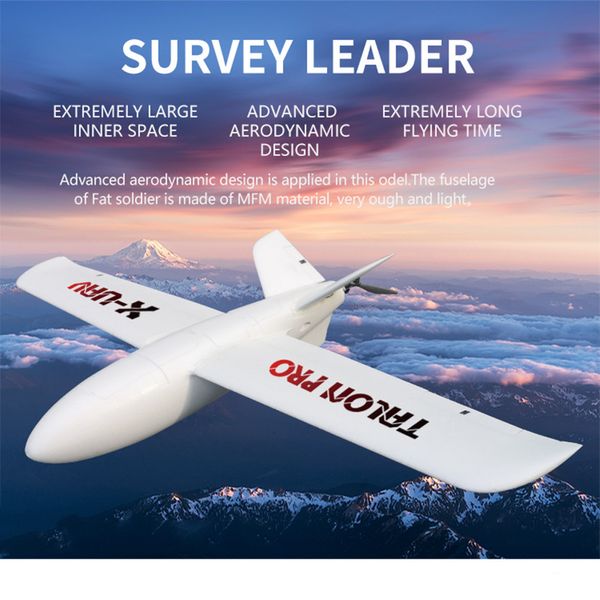 Avión Modle X UAV Talon Pro mejorado Fat Soldier 1350mm Wingspan EPO ala fija encuesta aérea FPV modelo edificio RC avión Drone 230719