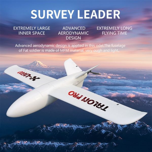 Avión Modle X UAV actualizado Fat Soldier Talon Pro 1350mm Wingspan EPO ala fija encuesta aérea FPV modelo edificio RC avión Drone 230705