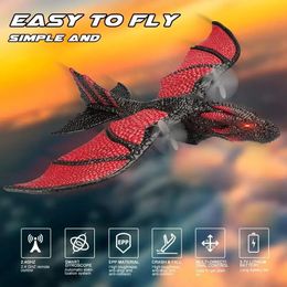 Modèle d'avion Z60 RC dinosaure avion EPP anti-usure planeur en mousse 24G 2CH envergure fixe Dragon avion cadeau jouets pour enfants 231114