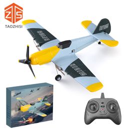 Modèle d'avion Z61 RC Avion 2.4GH 4CH 150mm Envergure 3 Axes One Key U Turn Aerobatic Système de Stabilisation Xpilot EPP Mini RTF Jouets 230727