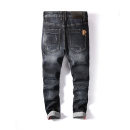 AIRGRACIAS Style Hommes Marque Vêtements Haute Qualité Célèbre Designer Denim Biker Jeans Homme 201111